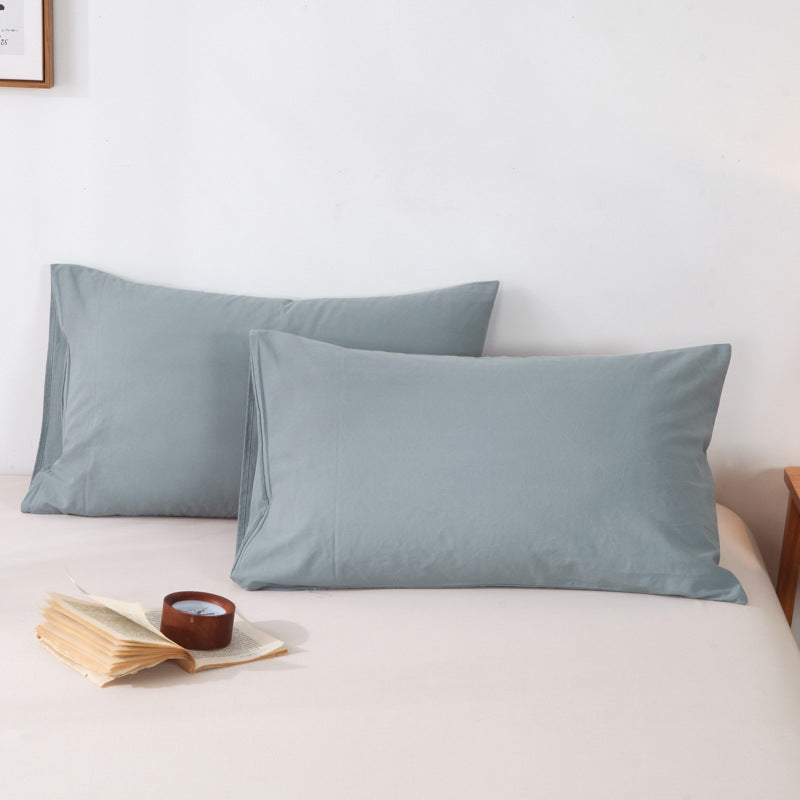 Brushed Cotton Pillowcases and Solid Color Bedding - Calm Cloud Bedding